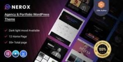 Nerox - Agency & Portfolio WordPress Theme 1.0.5