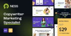 Ness – Marketing Agency & SMM WordPress Theme 1.4.0