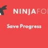 Ninja Forms Save Progress
