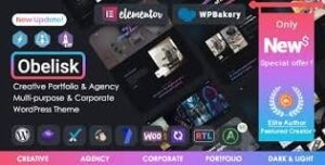 Obelisk - Agency Portfolio & Creative WordPress Theme 1.7.8