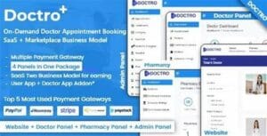 On Demand Doctor Appointment Booking SaaS Marketplace Business Model 8.1.0
