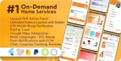 On-Demand Home Services, Business Listing, Handyman Booking with Admin Panel 3.0.0
