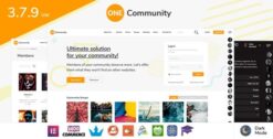 OneCommunity - BuddyPress Membership Theme 3.7.9
