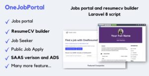 OneJobPortal - Jobs board and resume builder 1.0.9