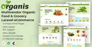 Organis - Multivendor Organic Food & Grocery Laravel eCommerce 1.2.1