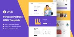 Orido - Personal Portfolio WordPress Theme