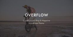 Overflow - Contemporary Blog & Magazine WordPress Theme 1.5.7
