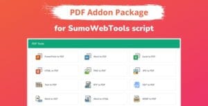 PDF Addon Package for SumoWebTools 1.0.2