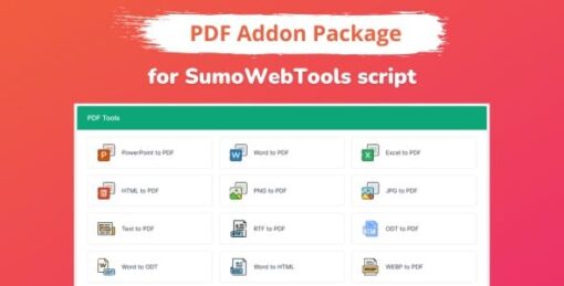 PDF Addon Package for SumoWebTools 1.0.2