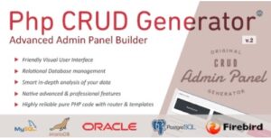 PHP CRUD – Bootstrap Dashboard Generator | PHPCG 2.3.1