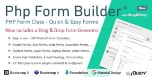 PHP Form Builder - Advanced HTML forms generator with Drag & Drop 5.3