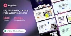 PageBolt - Landing Page WordPress Theme 2.1.1