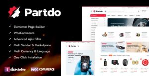 Partdo - Auto Parts and Tools Shop WooCommerce Theme 1.4.0
