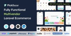 Pickbazar- Multivendor Laravel Ecommerce with React, Next Js, GraphQL & REST API 11.10.0