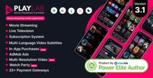 PlayLab - Cross Platform on Demand Movie Streaming Mobile Application 3.0
