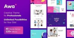 Portfolio Awa WordPress Theme 1.4.7