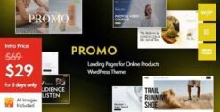 Promo – Landing Pages for Online Products WordPress Theme 1.3.0