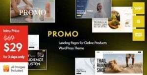 Promo – Landing Pages for Online Products WordPress Theme 1.3.0