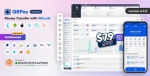 QRPay - Money Transfer with QR Code Full Solution 4.9.0