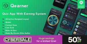 Qearner – Quiz App | Android Quiz game with Earning System + Admin panel 2.0.5