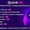 QuickAI OpenAI ChatGPT AI Writing Assistant and Content Creator as SaaS