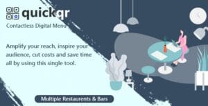 QuickQR Pro - Saas - QR Code Restaurant Menu Maker - Laravel CMS 1.2