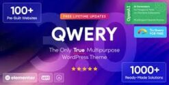 Qwery - Multi-Purpose Business WordPress & WooCommerce Theme + ChatGPT 3.3.0
