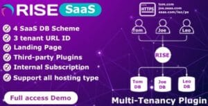 RISE CRM SaaS Plugin - Transform Your RISE CRM into a Powerful Multi-Tenancy Solution 0.1.0
