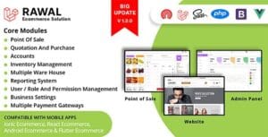 Rawal – All in One Laravel Ecommerce Solution with POS for Single & Multiple Location Business Brand 1.1.9