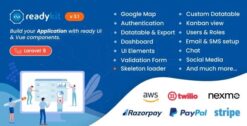 ReadyKit - Admin & User Dashboard Templates (with functionality) for Laravel + Vue App Development 2.9