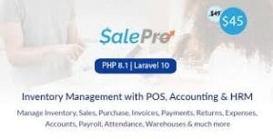 SalePro POS, Inventory Management System, HRM & Accounting 5.1.0