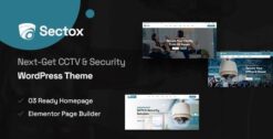Sectox - CCTV & Security WordPress Theme 1.0.7
