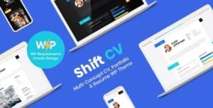 ShiftCV - Blog \ Resume \ Portfolio \ WordPress Theme 3.0.11