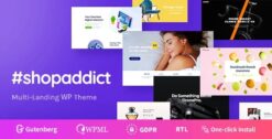 Shopaddict - 16 Ready WordPress Landing Pages Theme 1.1.4