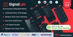 SignalLab - Forex And Crypto Trading Signal Platform 3.1
