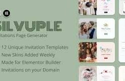Silvuple - Online Invitations Maker (Addon For Elementor) 1.0.1