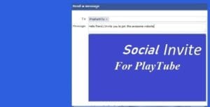 Social Invite For Playtube 3.0
