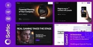 Softic - SaaS Software & Application WordPress Theme 1.13