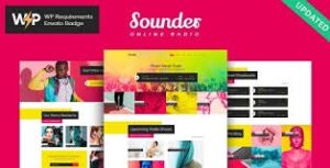 Sounder | Online Internet Radio Station WordPress Theme + RTL 1.3.8