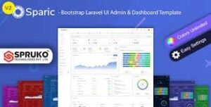 Sparic - Laravel Admin dashboard Template 2.0