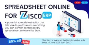 Spreadsheet online for ZiscorERP 1.0.1