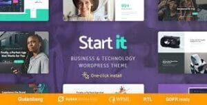 Start It - Technology & Startup WordPress Theme 1.2.0