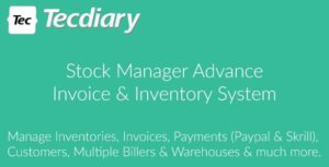 Stock Manager Advance (Invoice & Inventory System) 3.5.2