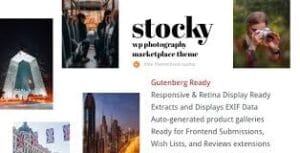 Stocky - A WordPress Stock Photography Marketplace Theme 2.2