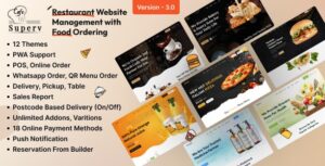 Superv - Restaurant Website Management (Food Ordering) 3.0