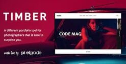 TIMBER – An Unusual Photography WordPress Theme 1.9.5