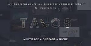 Talos - Creative Multipurpose WordPress Theme 1.3.9