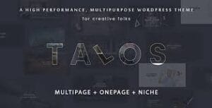 Talos - Creative Multipurpose WordPress Theme 1.3.9