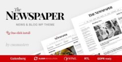 The Newspaper - Magazine Editorial WordPress Theme 1.2.0