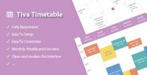 Tiva Timetable For PHP 1.4